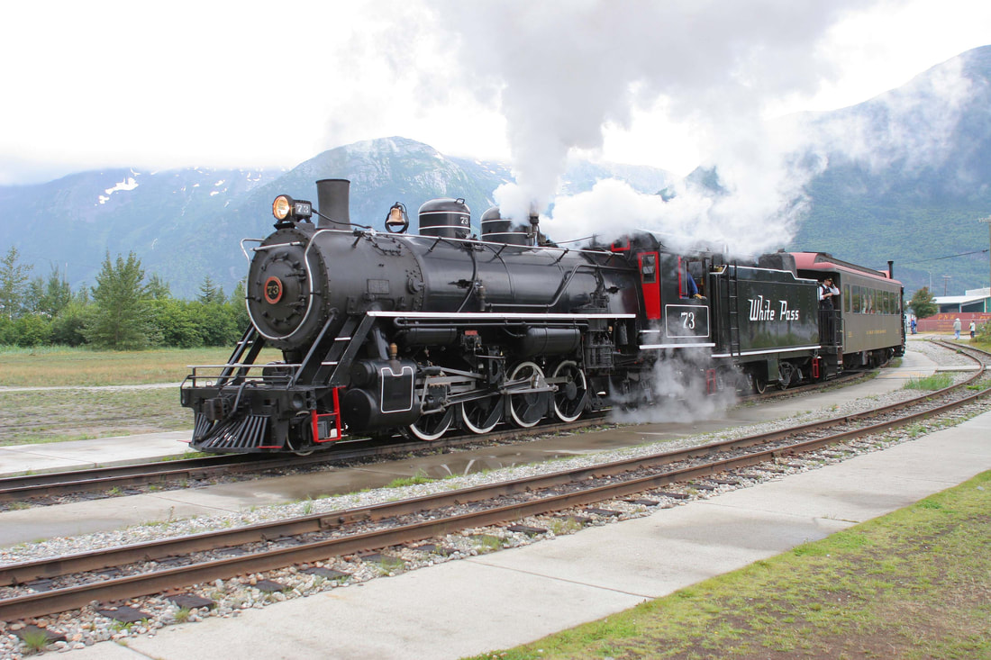 White Pass Railroad  steam engine